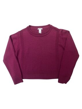 Orvis Wool Blend Sweater Wine/Burgundy Women’s Size Large